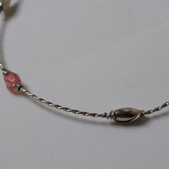 Set Of 2 Vintage Thin Lightweight Metal Bracelets - Picture 5 of 15